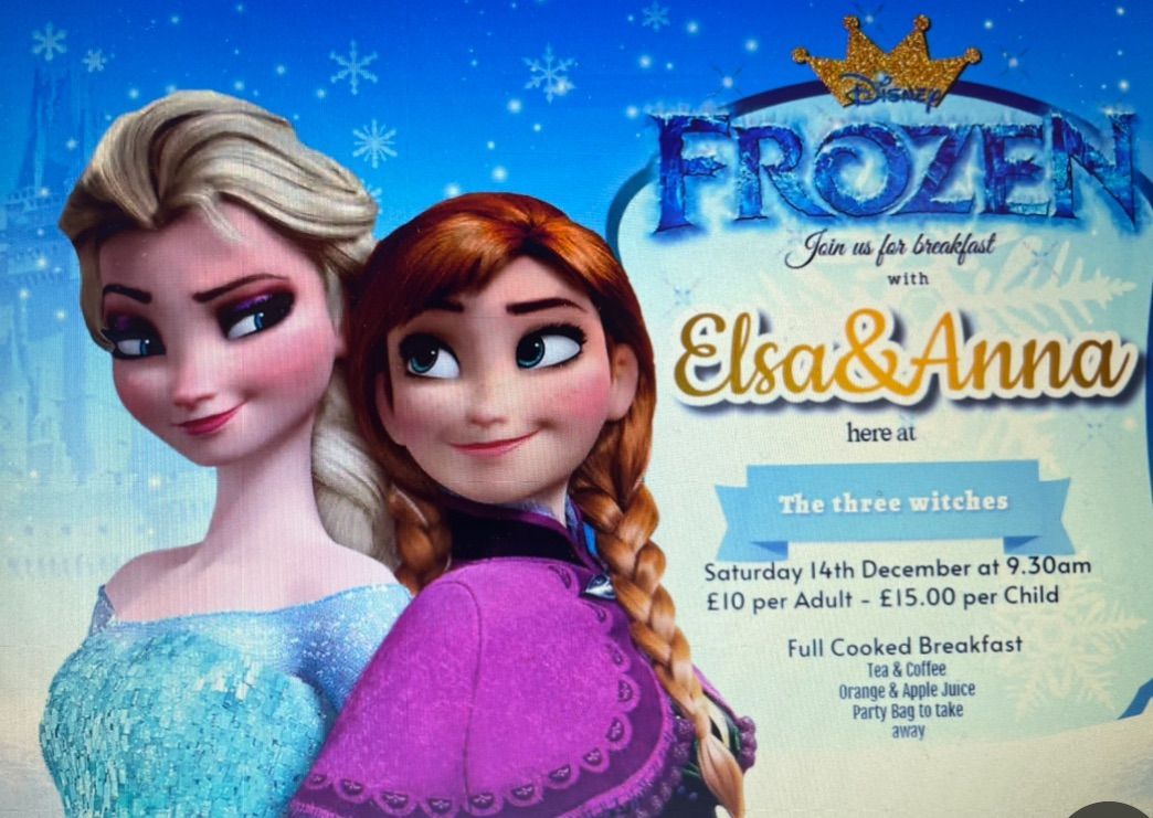 Breakfast with Elsa & Anna \ud83d\udc78\u2744\ufe0f