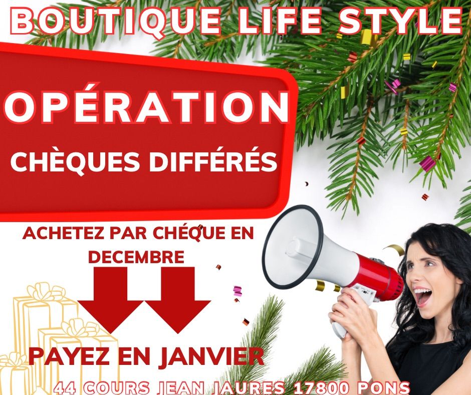 OPERATION POUVOIR D\u2019ACHAT \u27a1\ufe0fCh\u00e8que Diff\u00e9r\u00e9 