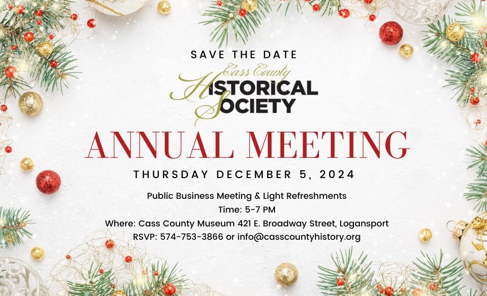 CCHS Annual Meeting