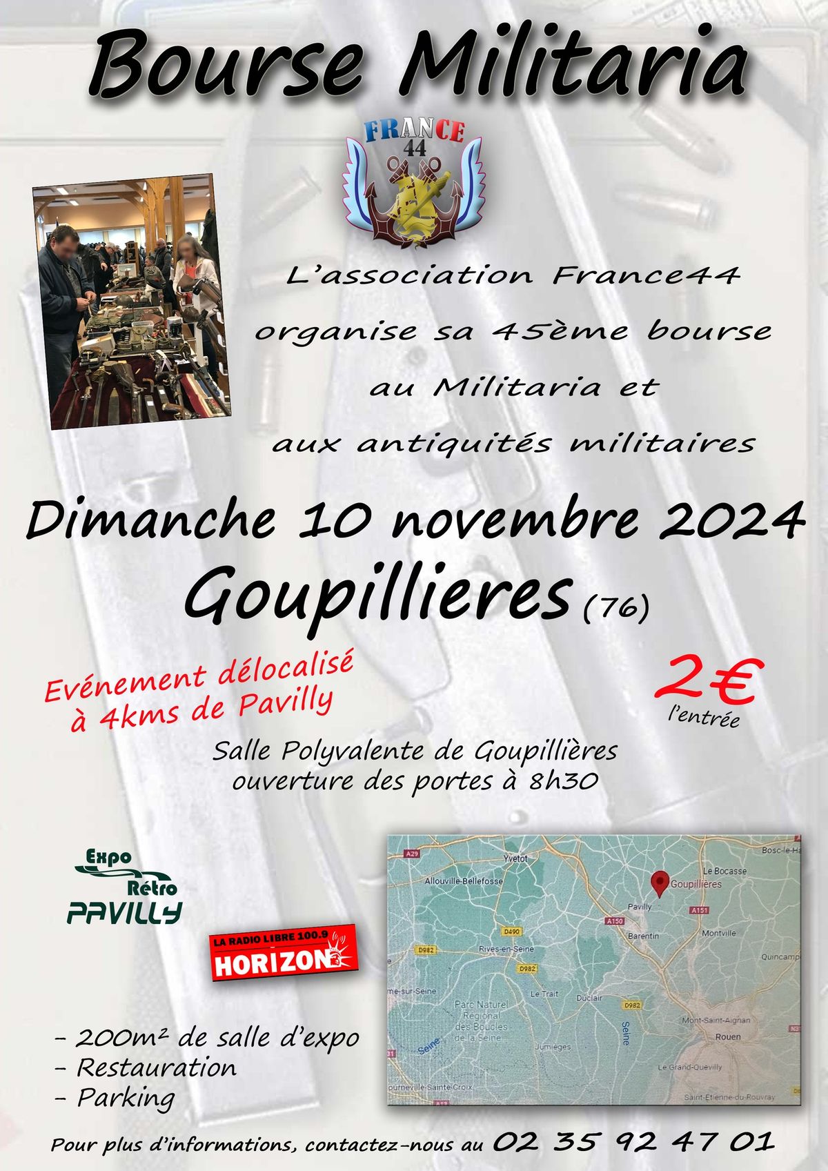 45e bourse militaria et salon des antiquit\u00e9s militaires