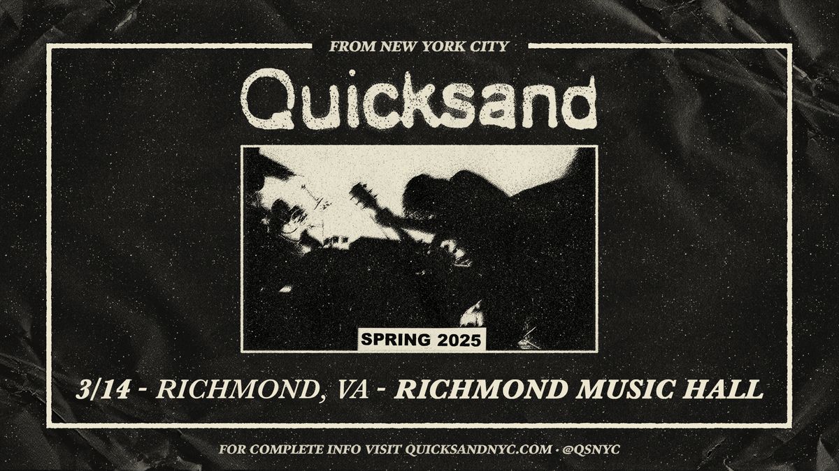 Quicksand at Richmond Music Hall 3\/14\/25