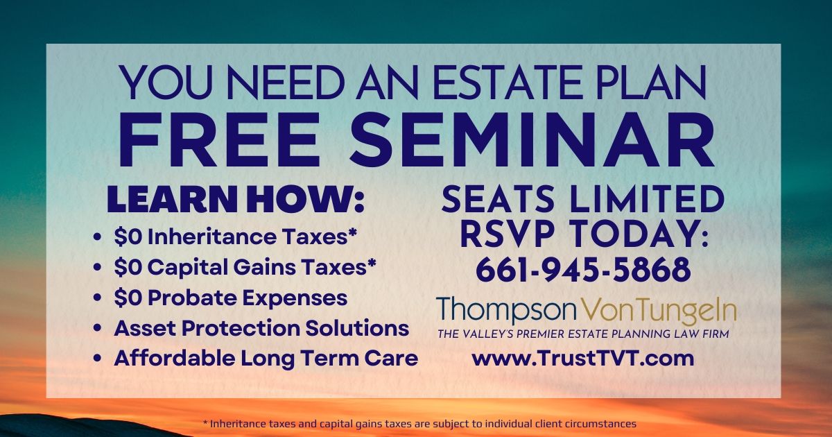 Free Estate Planning and Asset Protection Seminar 