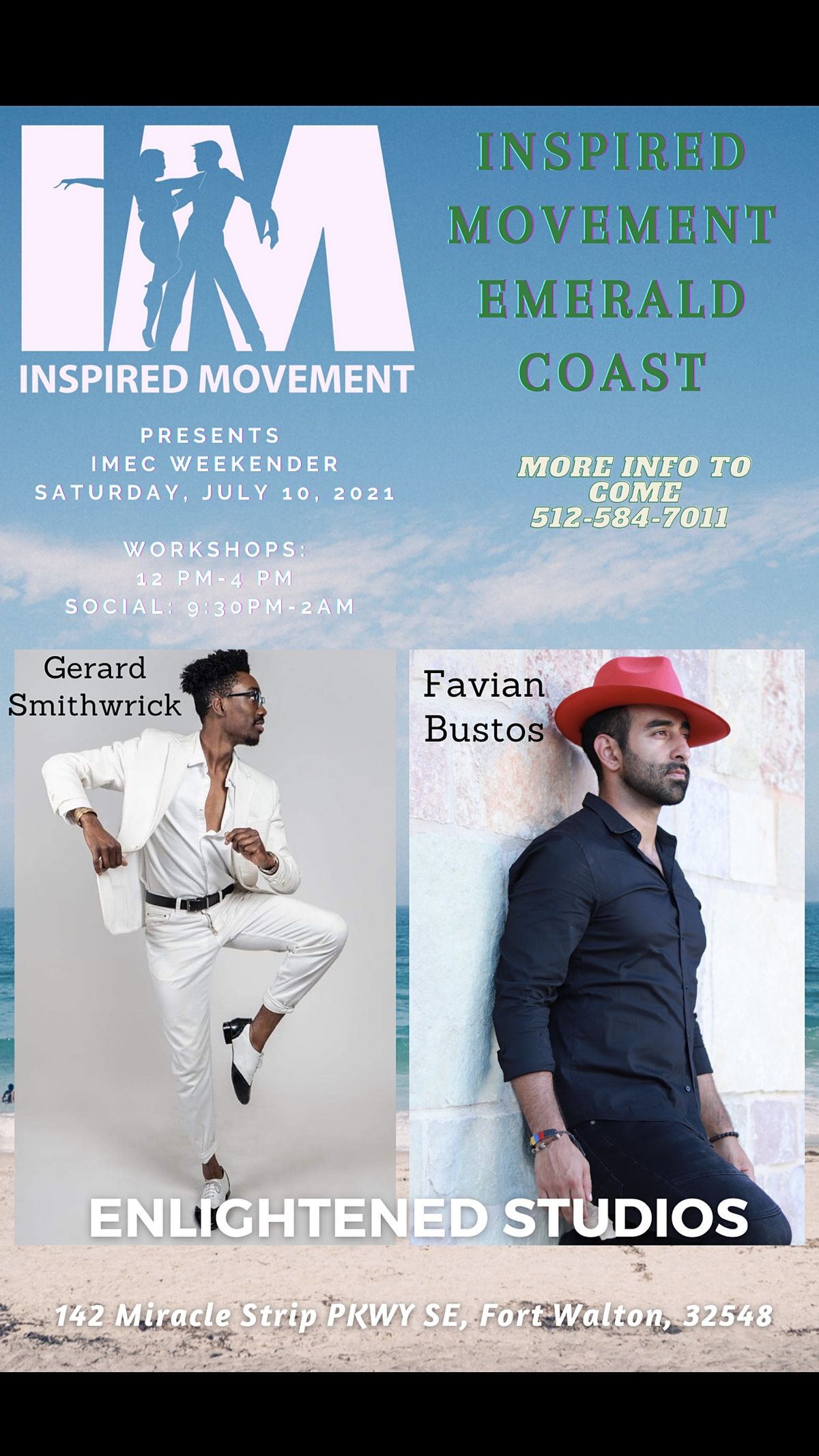 Inspired Movement Emerald Coast  Workshops\/Social