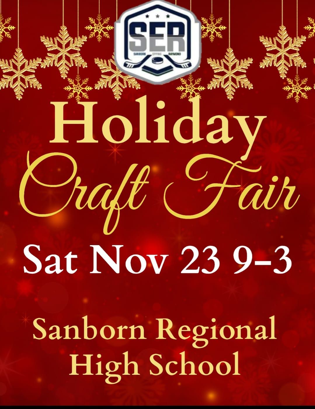 SER Hockey Annual Fundraising Craft Fair