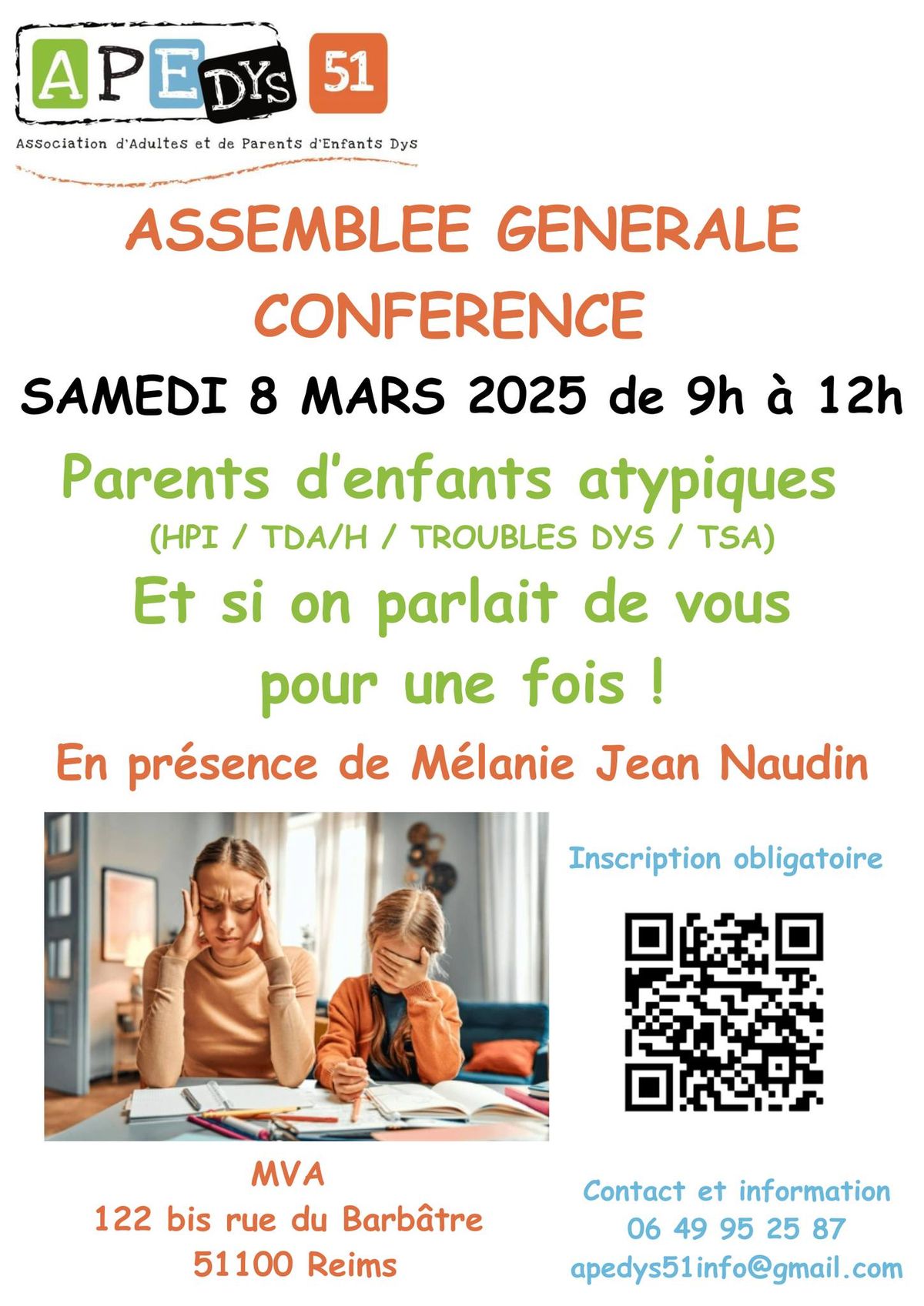 Assembl\u00e9e G\u00e9n\u00e9rale suivie d'une conf\u00e9rence