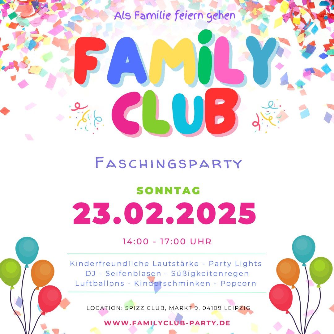 Family Club - Faschingsparty im SPIZZ Leipzig (23.02.)