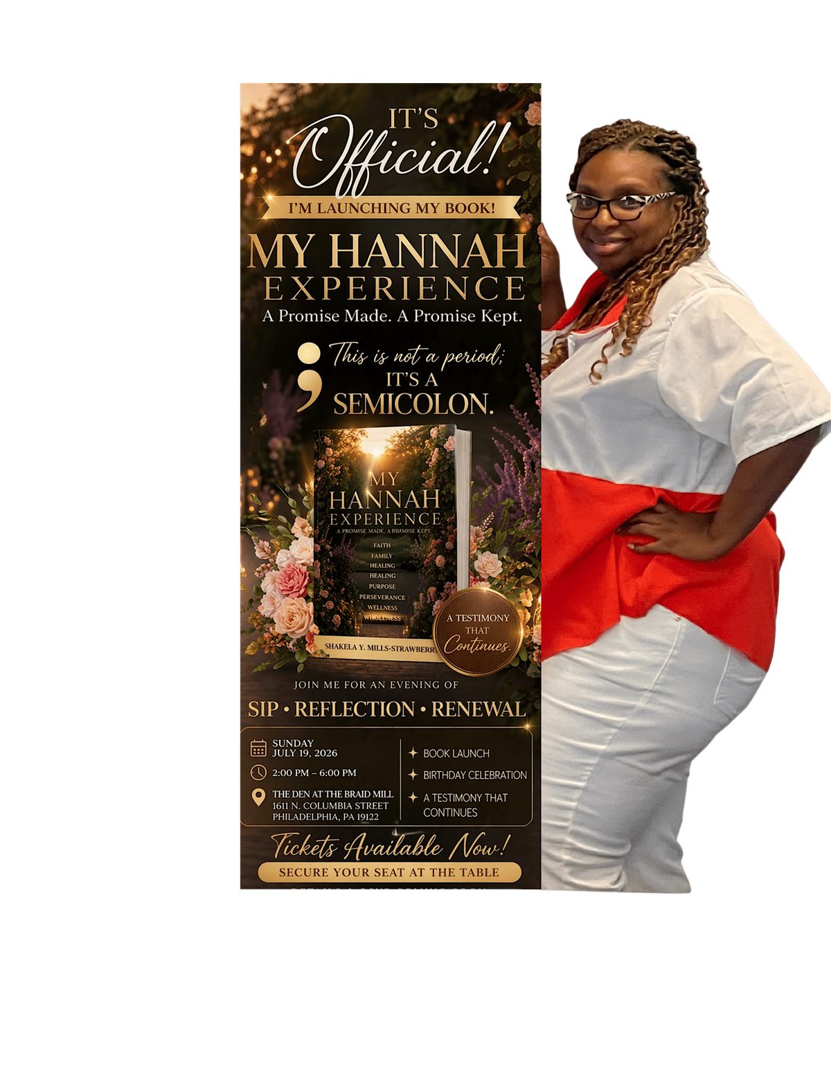 Sip & Seat: My Hannah Experience Book Launch