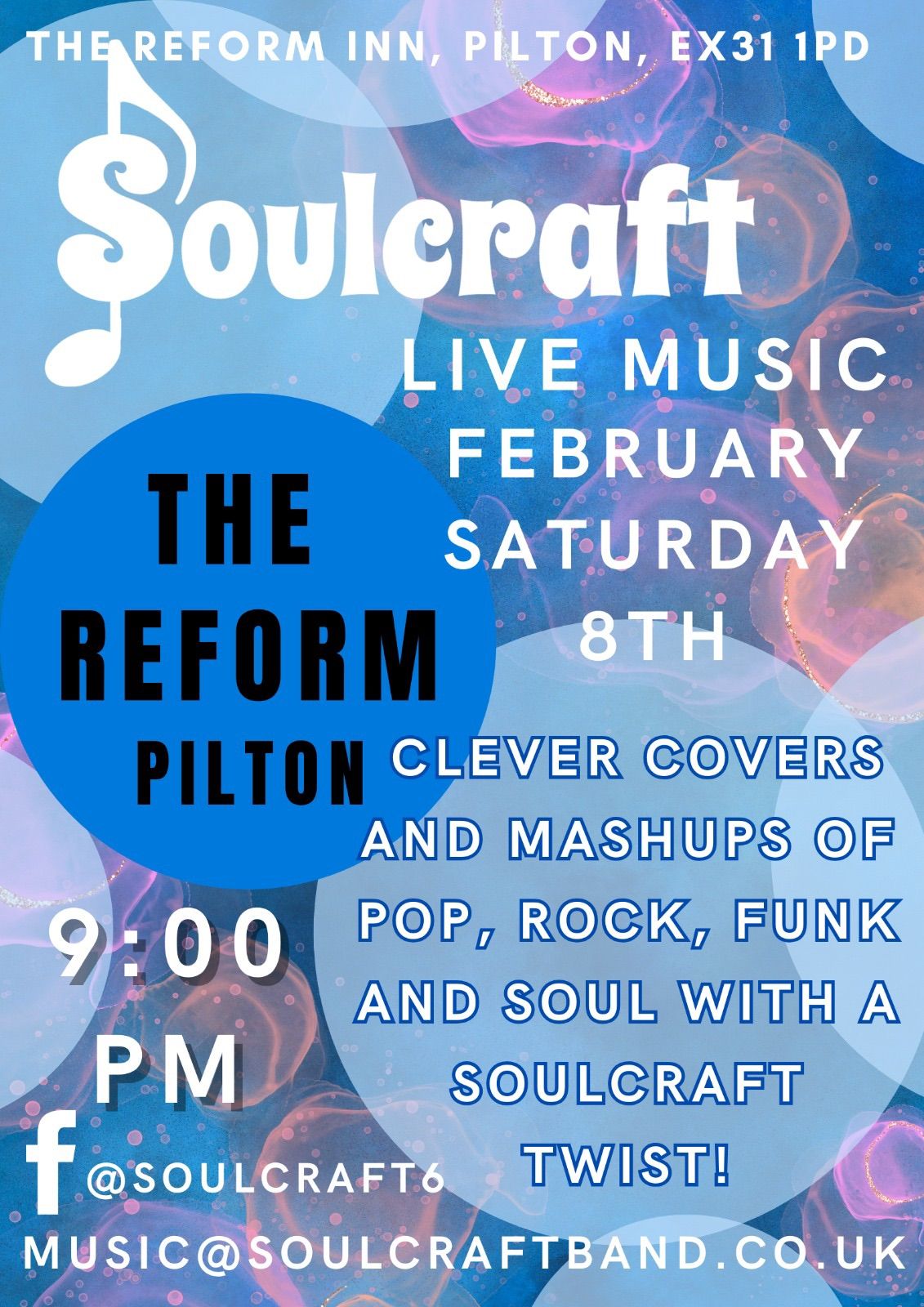 Soulcraft at The Reform 