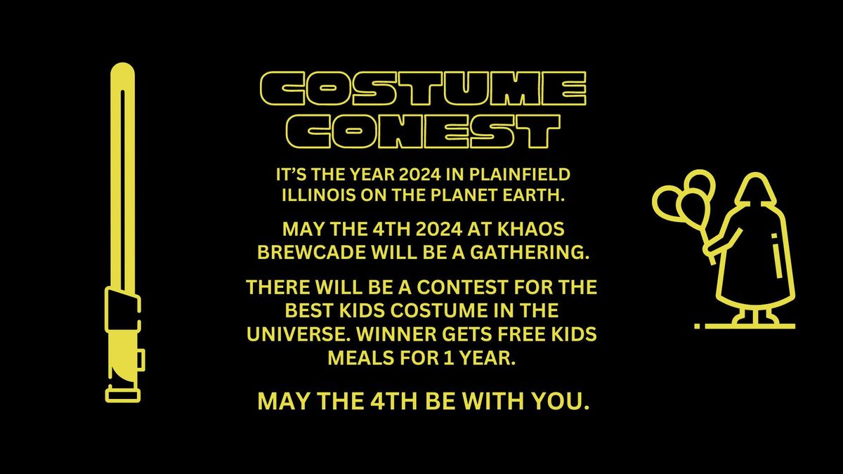 May the 4th Kids Costume Contest at Khaos Brewcade