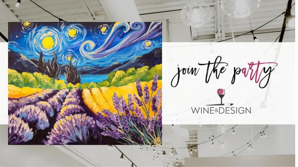 SOLD OUT! A Starry Night Lavender Field | Wine & Design