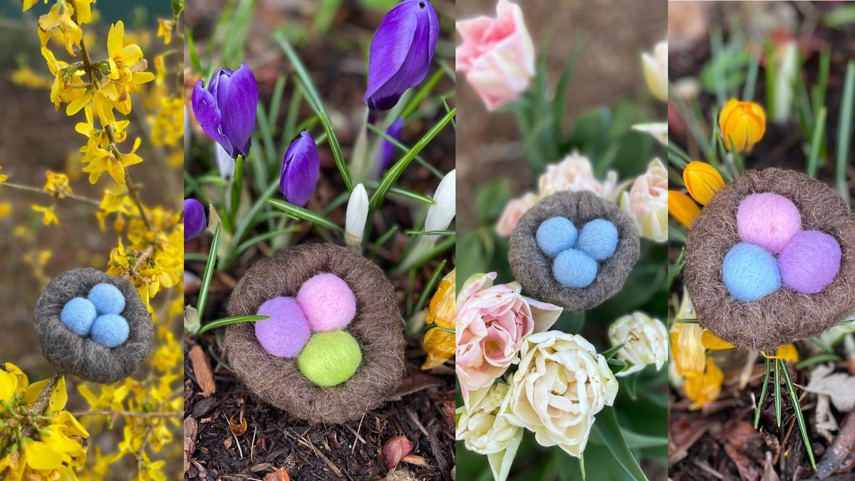 Needle Felting Class - Nest