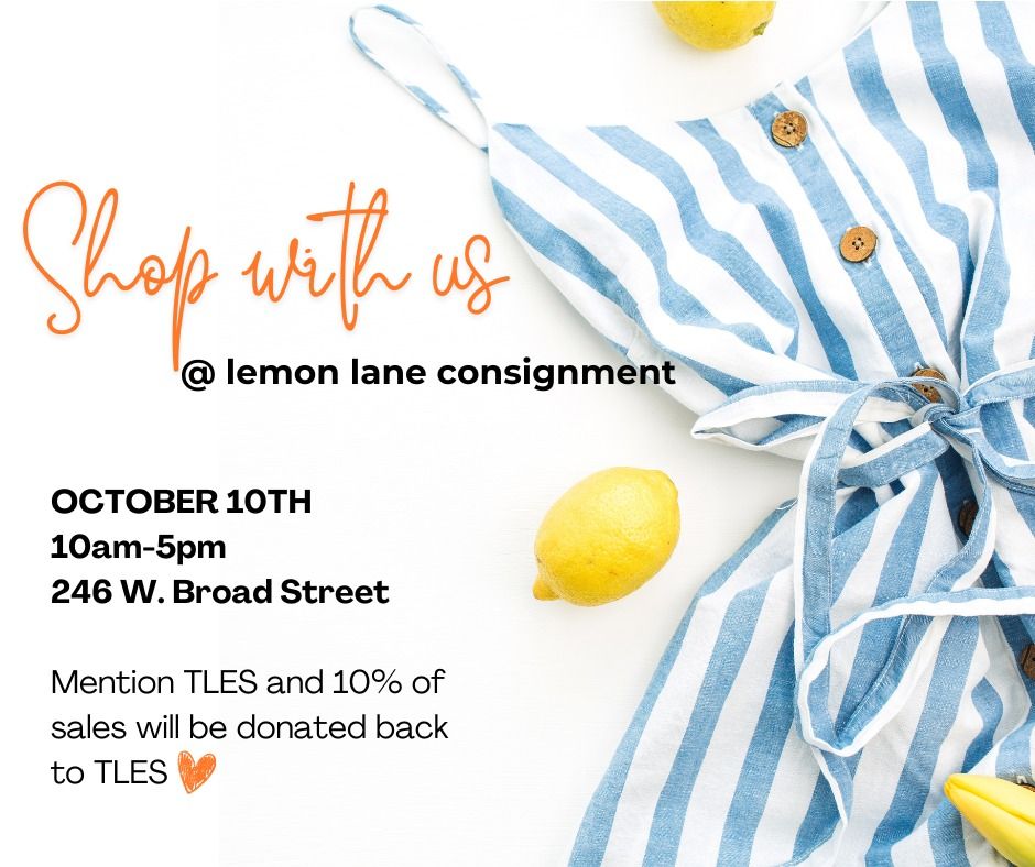 Shop with us at Lemon Lane Consignment