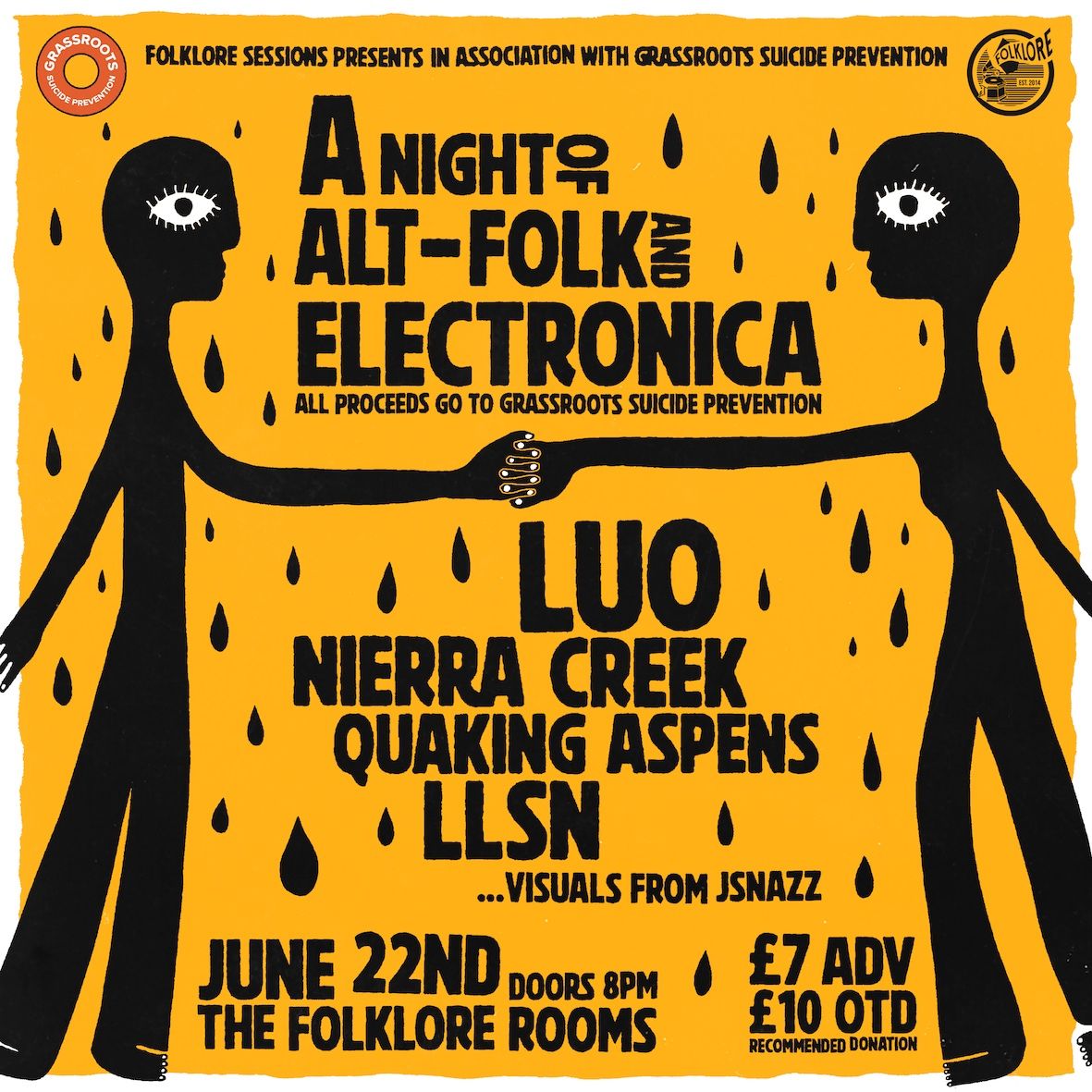 Folklore Sessions Presents: Luo, Nierra Creek, Quaking Aspens + llsn