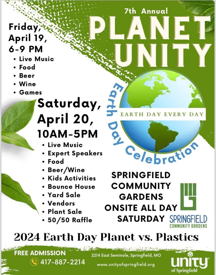 Pop-Up shop @ Planet Unity Earth Day Celebration