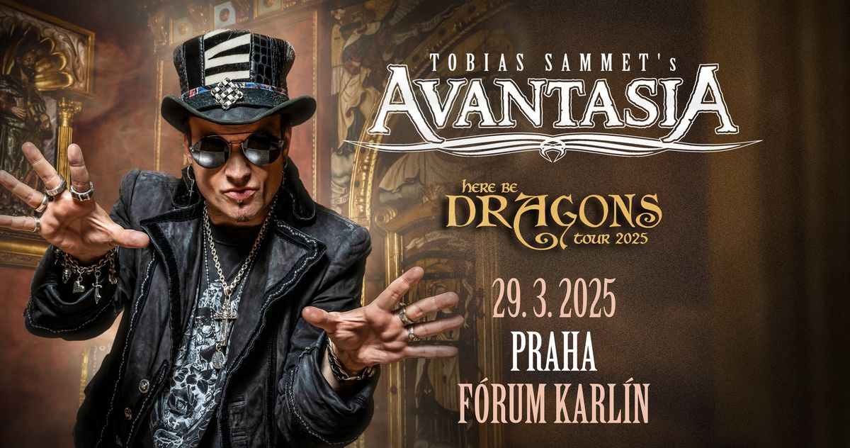 Avantasia - Here Be Dragons Tour 2025 - PRAHA, F\u00f3rum Karl\u00edn