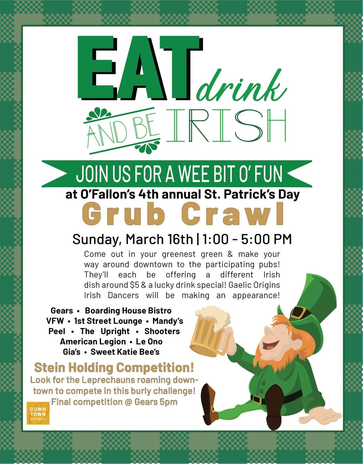 St. Patrick's Day Grub Crawl