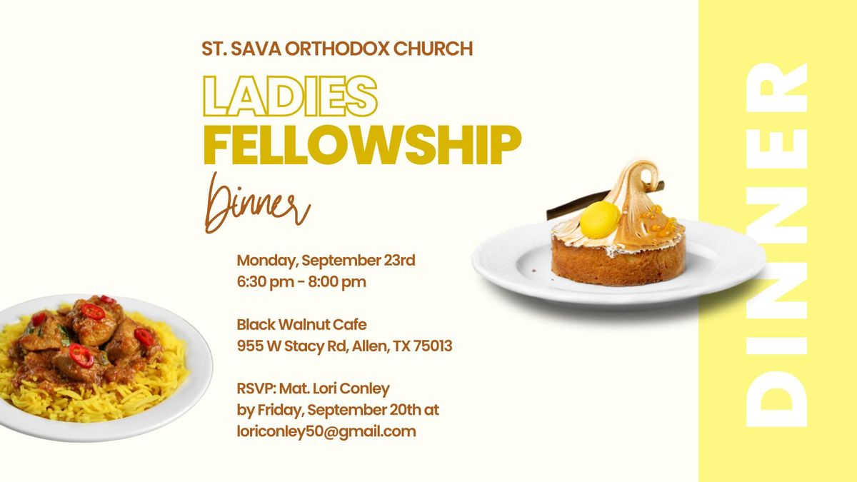 Ladies Fellowship Dinner