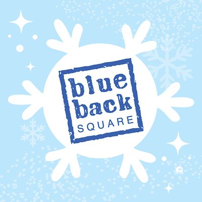 Blue Back Square