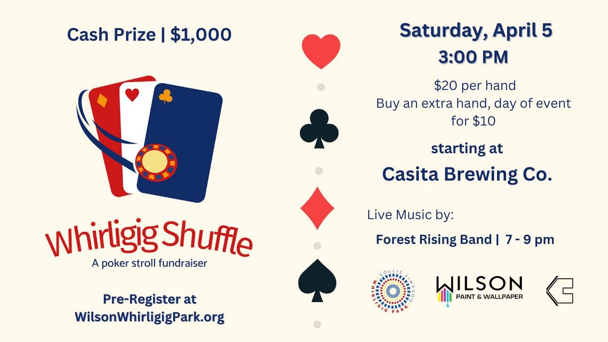 Whirligig Shuffle: A Poker Stroll Fundraiser