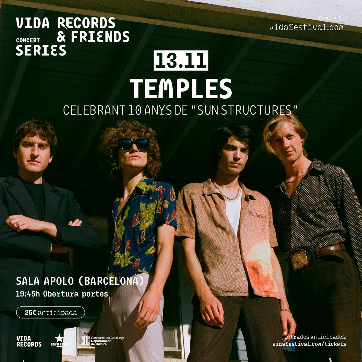 TEMPLES | Barcelona | 13 de Novembre