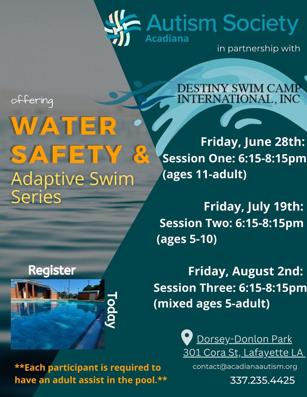 Water Safety and Adaptive Swim Series