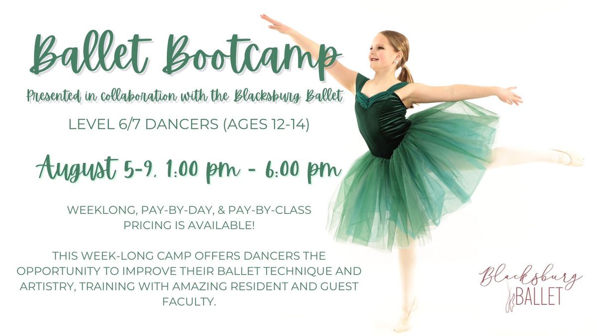 Ballet Bootcamp (ages 12-14)