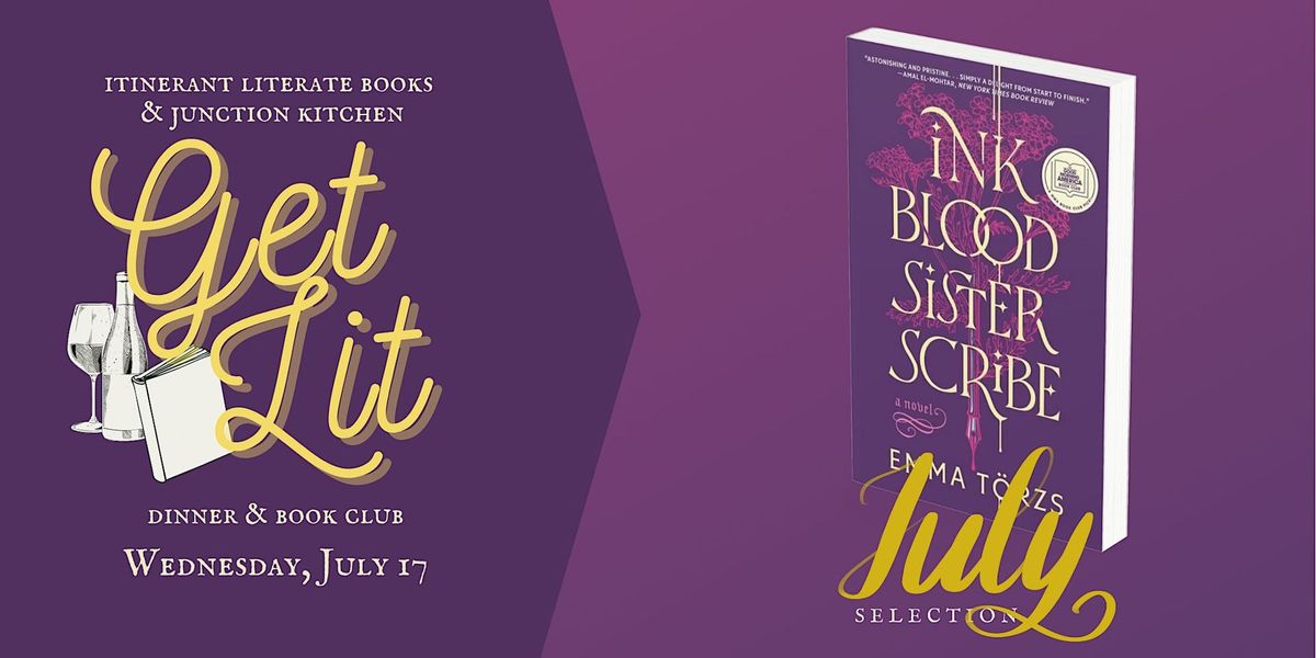July Book Club: Ink, Blood Sister Scribe (Wednesday, July 17)