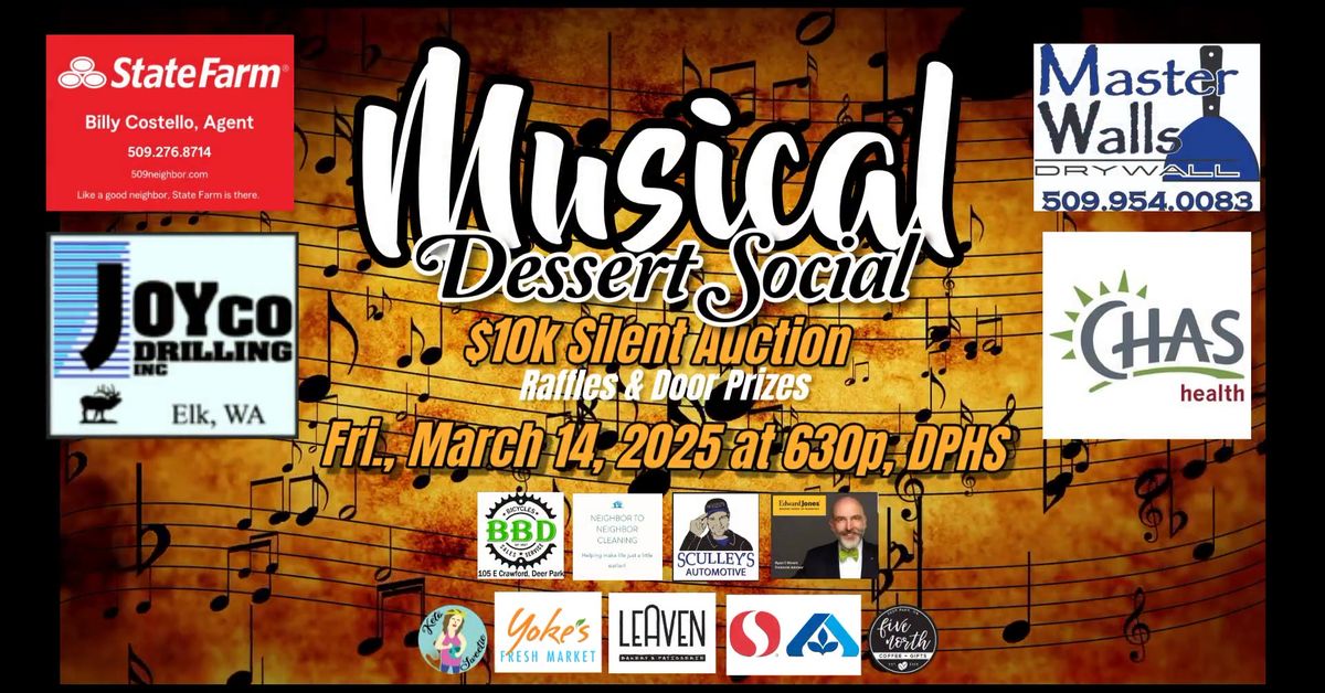 Musical Dessert Social & Silent Auction