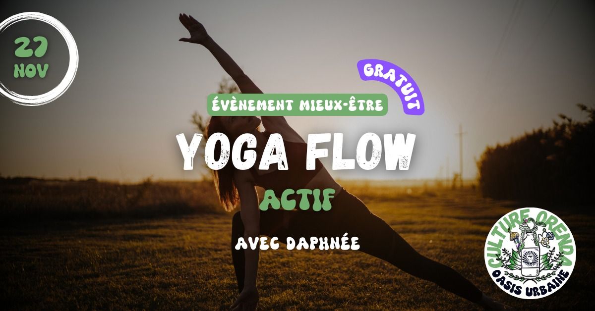 YOGA FLOW : Vinyasa actif