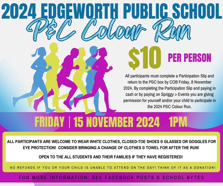 Edgeworth Public School P&C Colour Run