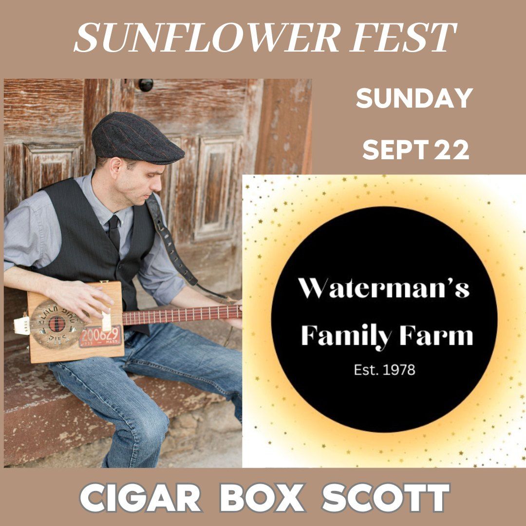 Cigar Box Scott @ Sunflower Fest - Waterman's Family Farm