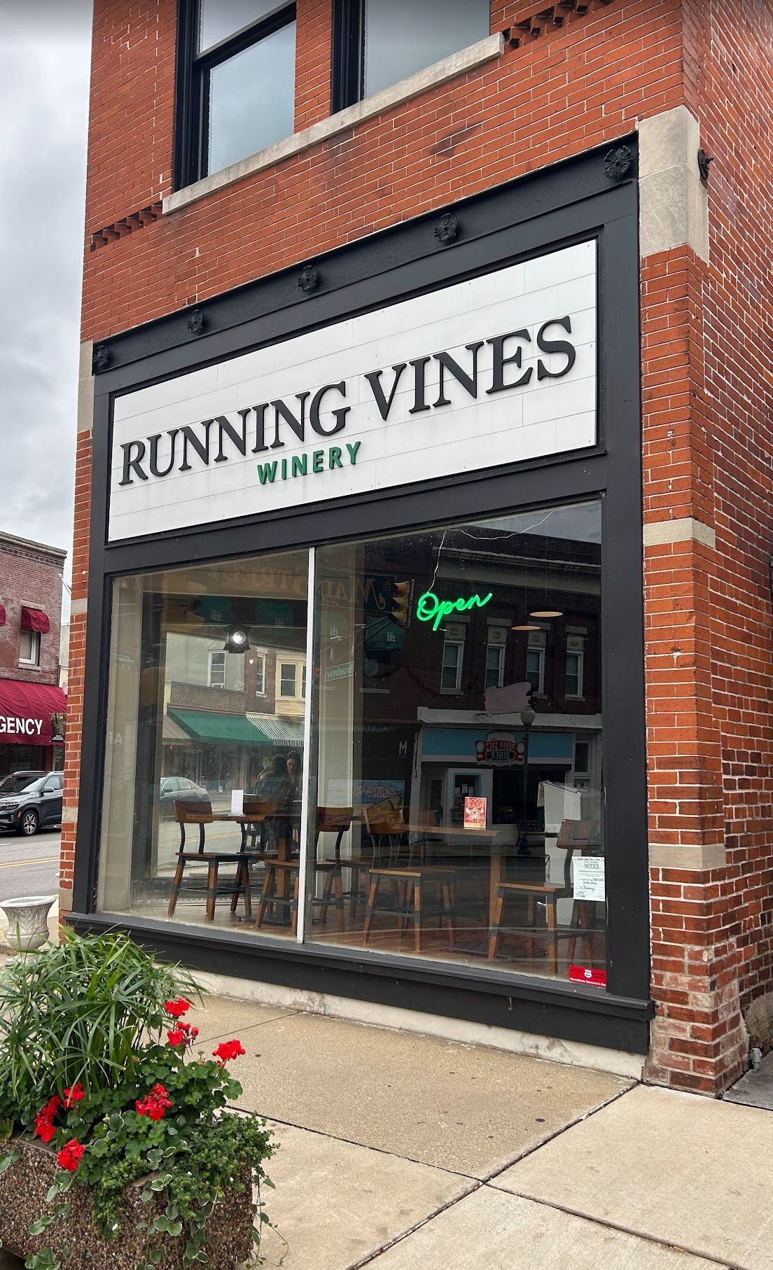 Running Vines Winery, 101 Broadway, Chesterton, IN