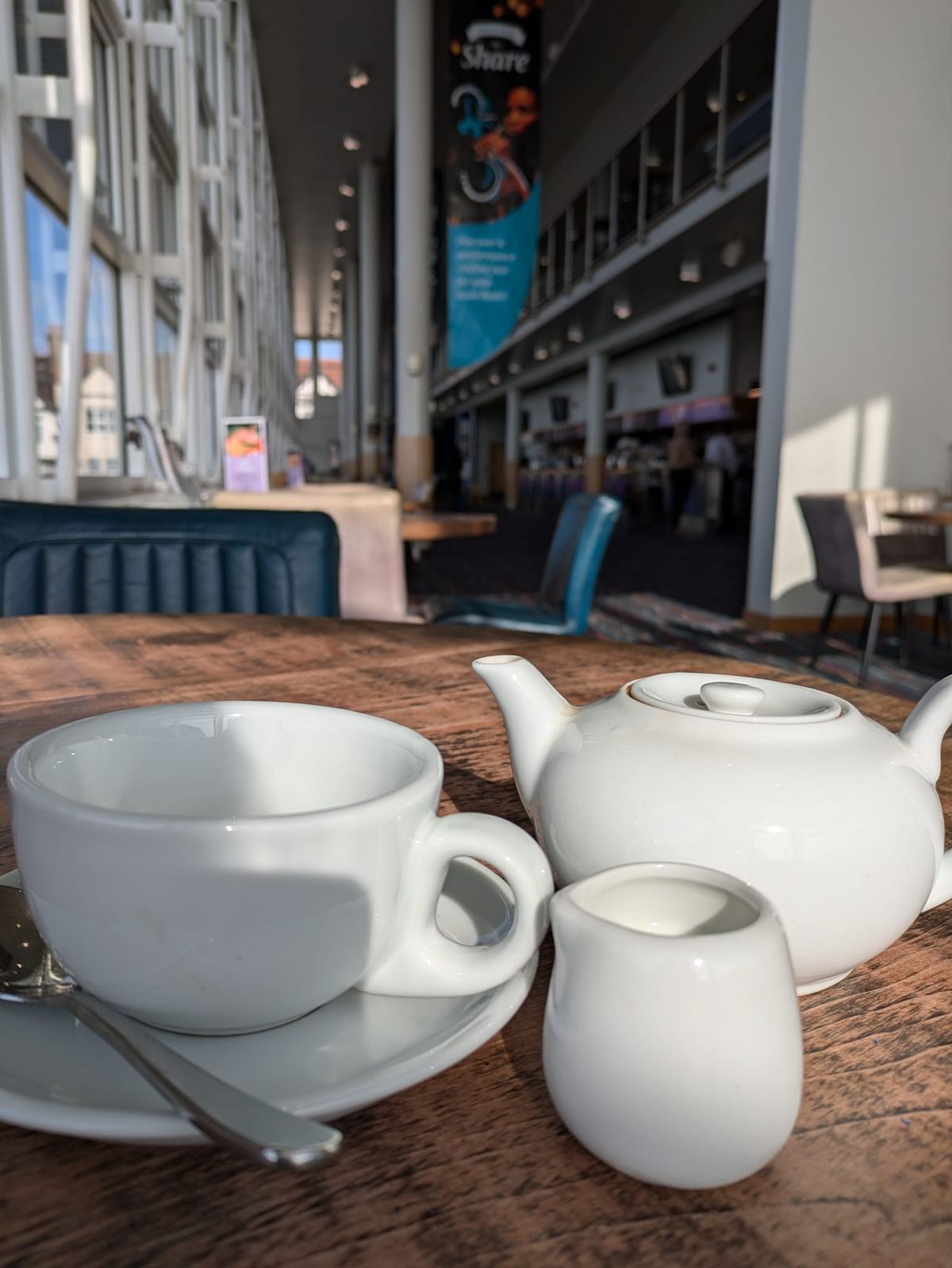 Coffee and chat at the Cliffs Pavilion Cafe 