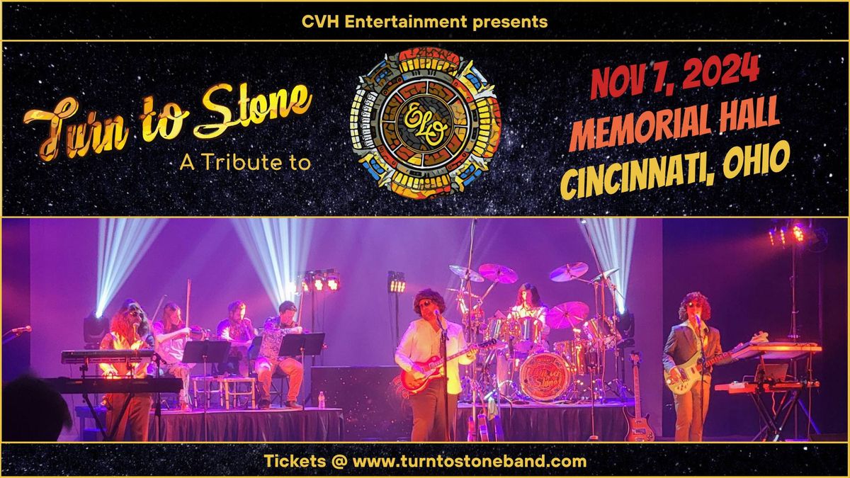 Turn to Stone: A Tribute to ELO LIVE at The Memorial Hall