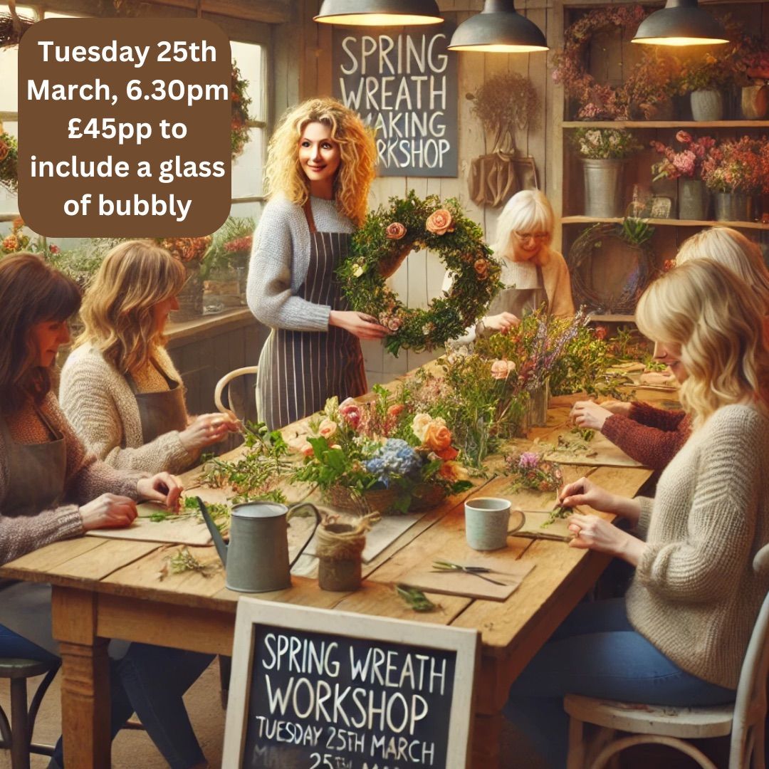 Spring wreath making workshop