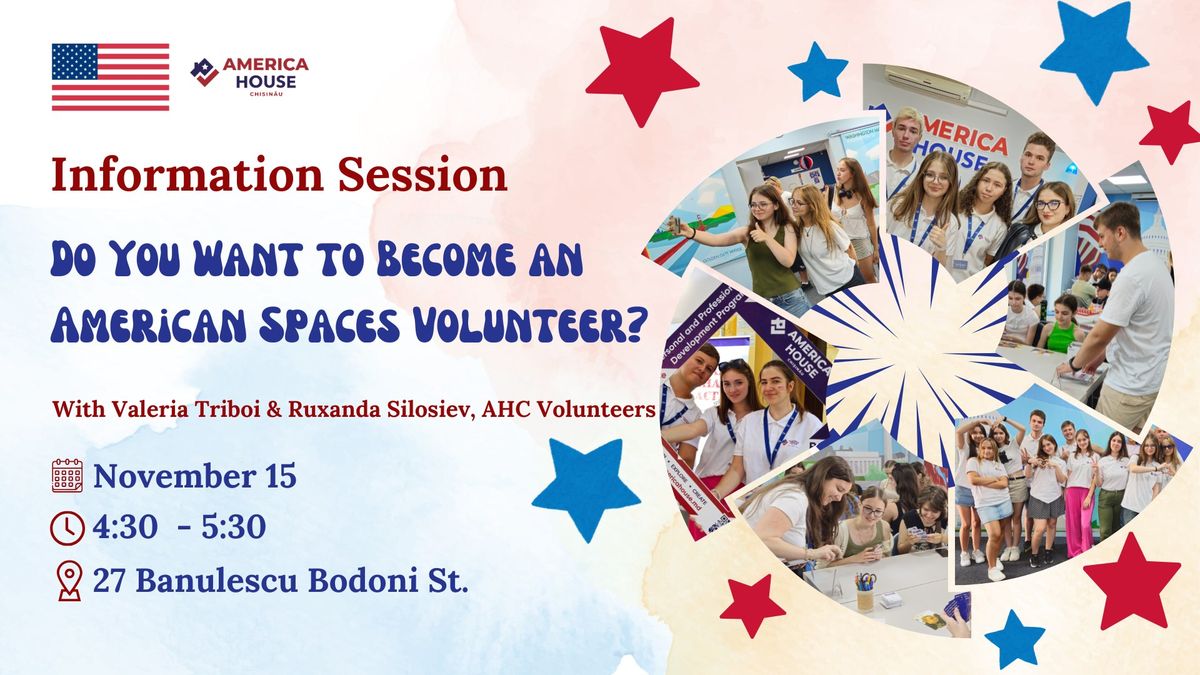 Do You Want to Become an American Spaces Volunteer?