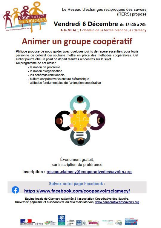 Animer un groupe coop\u00e9ratif