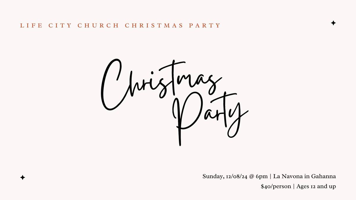 Life City Church Christmas Party 2024