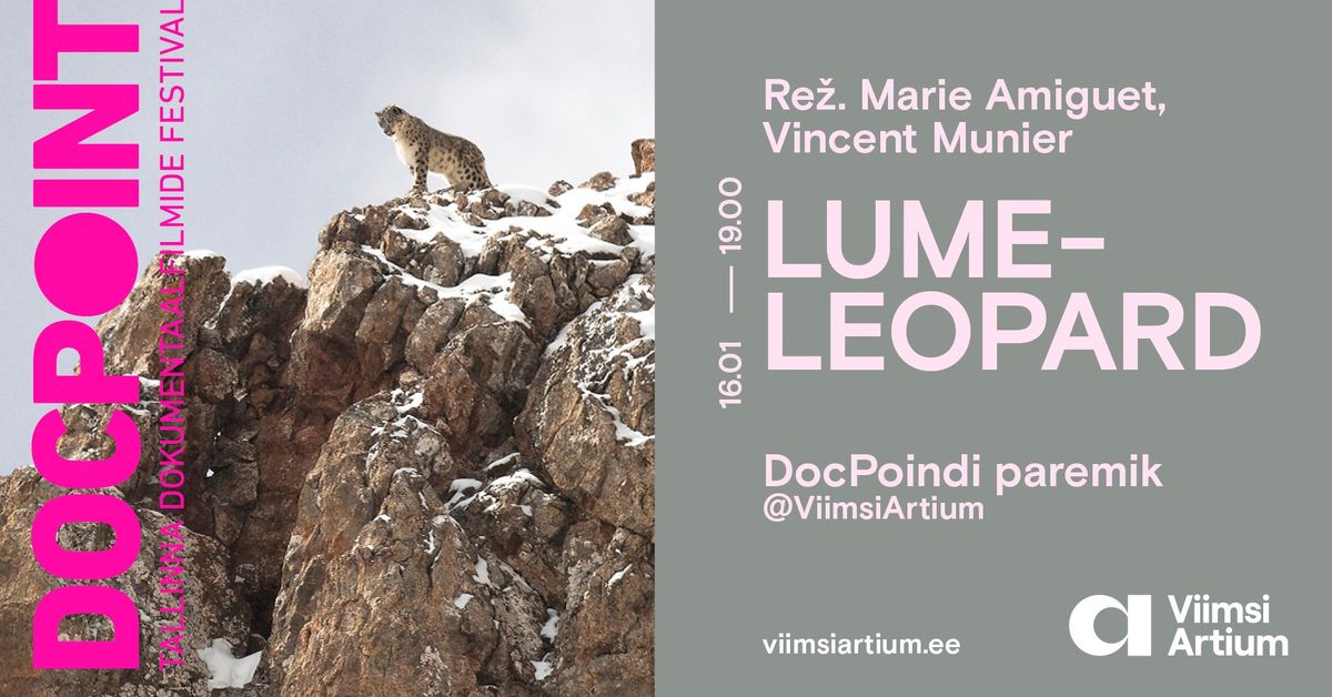 DocPoindi paremik @ViimsiArtium: "LUMELEOPARD"