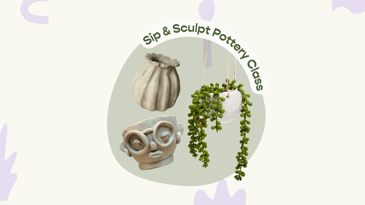 Sip & Sculpt Pottery Class \u2014 7\/3, 8\/7, 9\/4, 10\/2 (Boston MA)