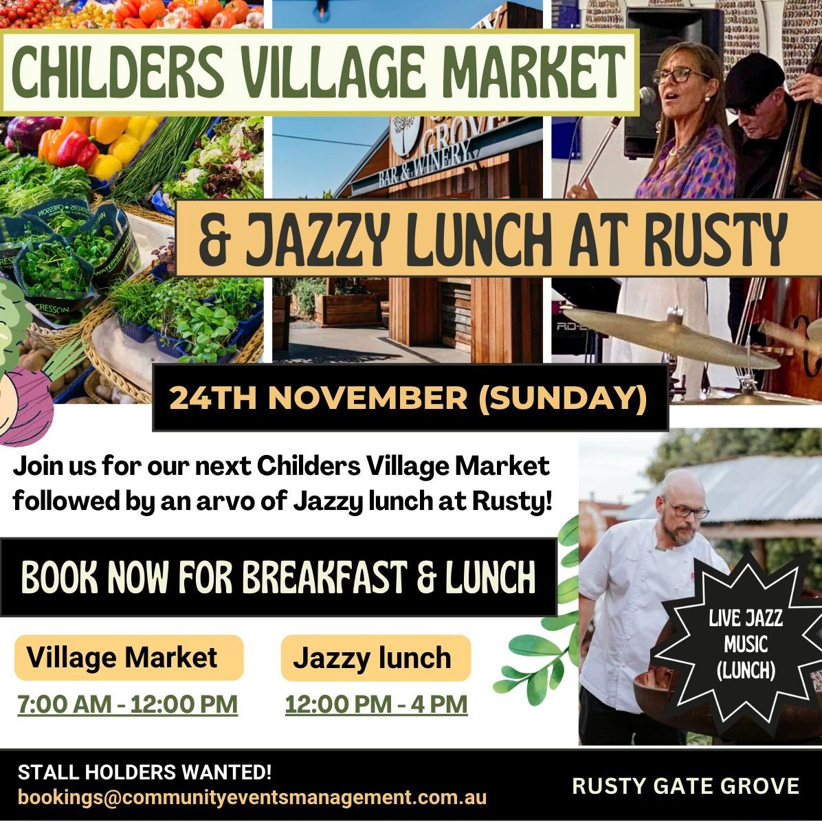 Childers Village Market & Jazzy Lunch