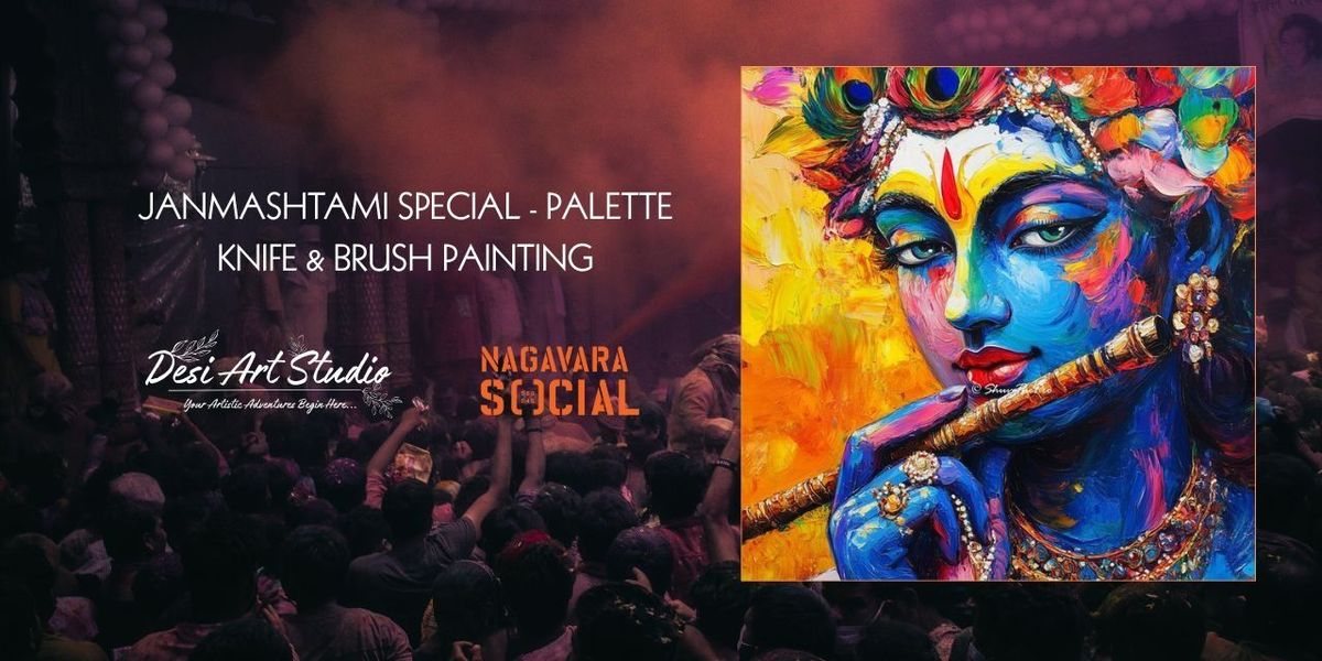 Janmashtami Special - Palette Knife Painting