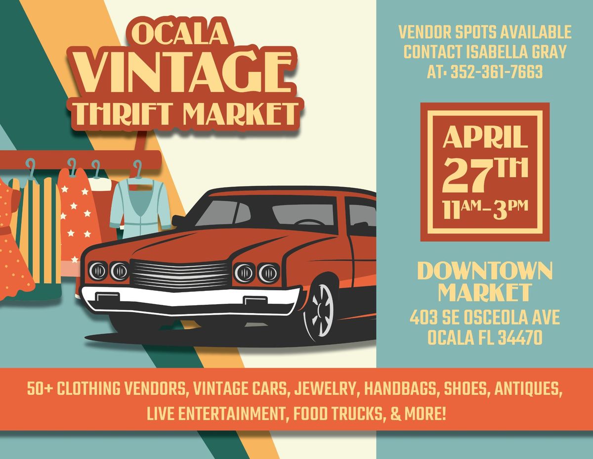 The Ocala Vintage Thrift Market! A Retro Throwback