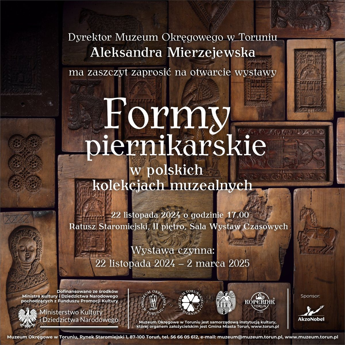 Wernisa\u017c wystawy "Formy piernikarskie w polskich kolekcjach muzealnych" 