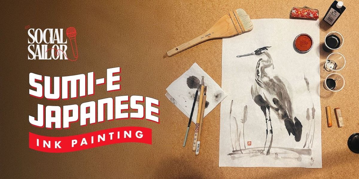 Sumi-e Japanese Ink Painting - Kolkata