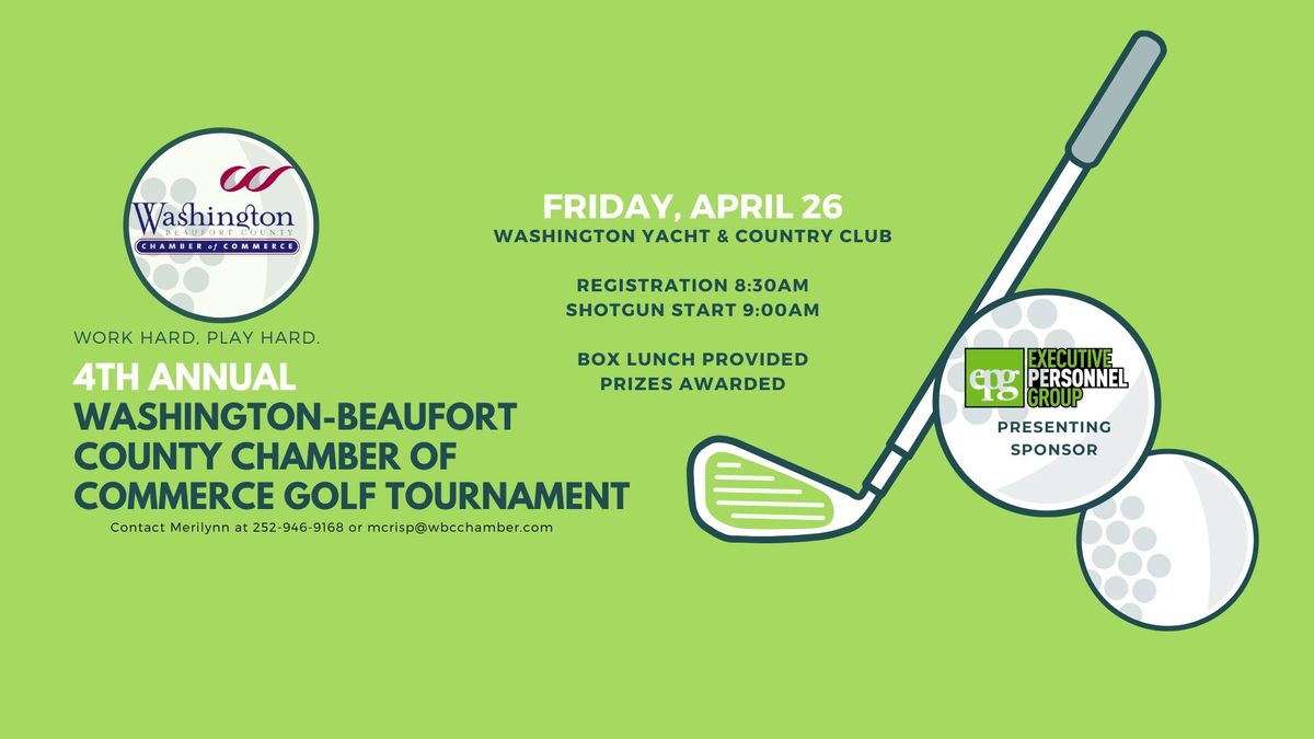 4th Annual Washington-Beaufort County Chamber of Commerce Golf Tournament