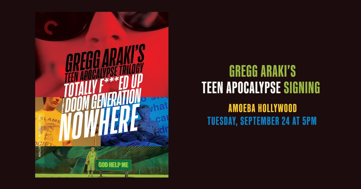 Gregg Araki's Teen Apocalypse Signing at Amoeba Hollywood