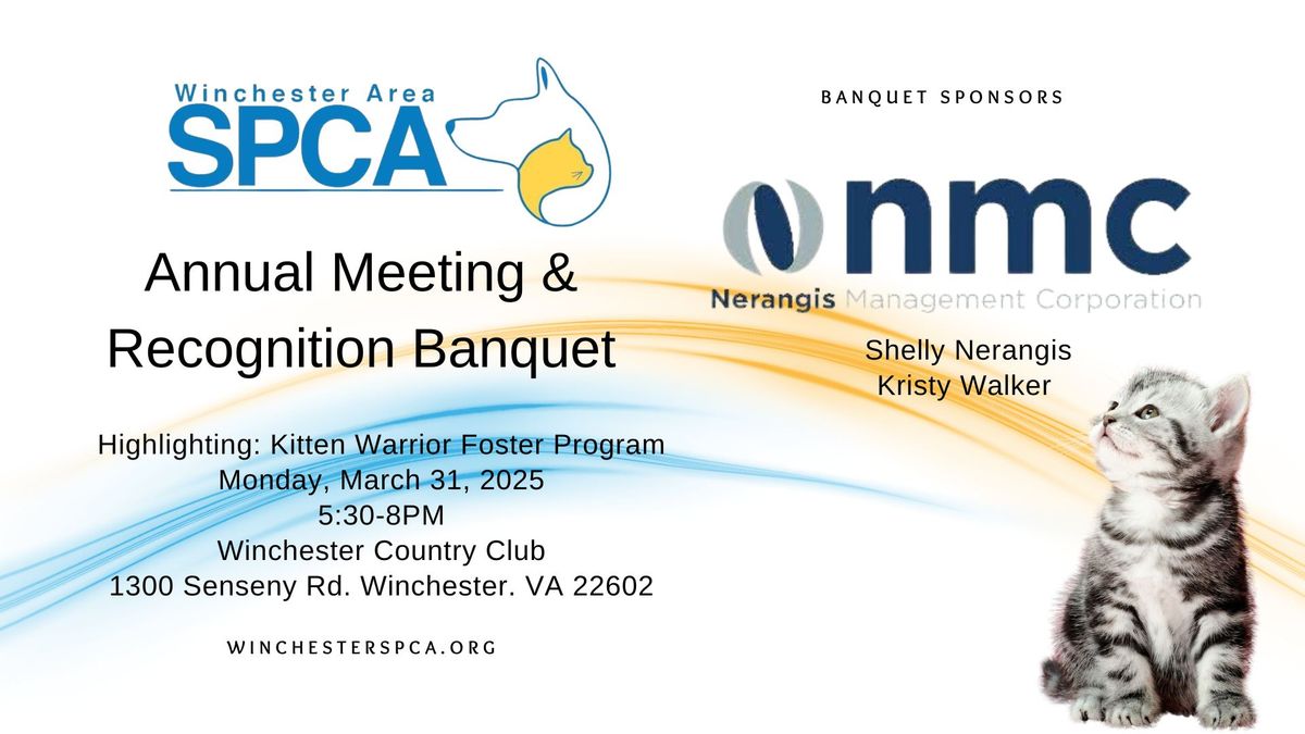 WASPCA Annual Meeting & Recognition Banquet