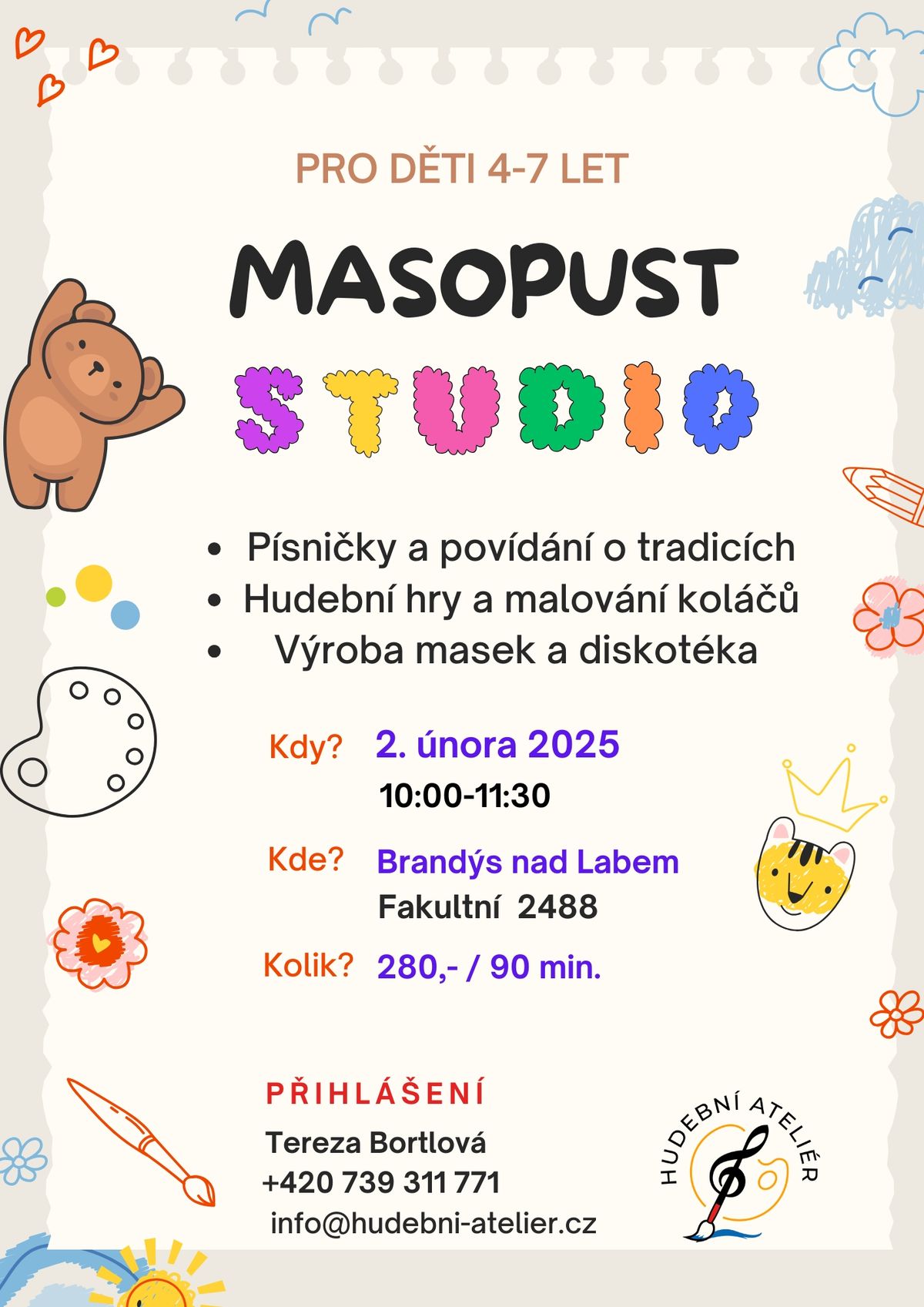 Masopust pro d\u011bti 4-7 let