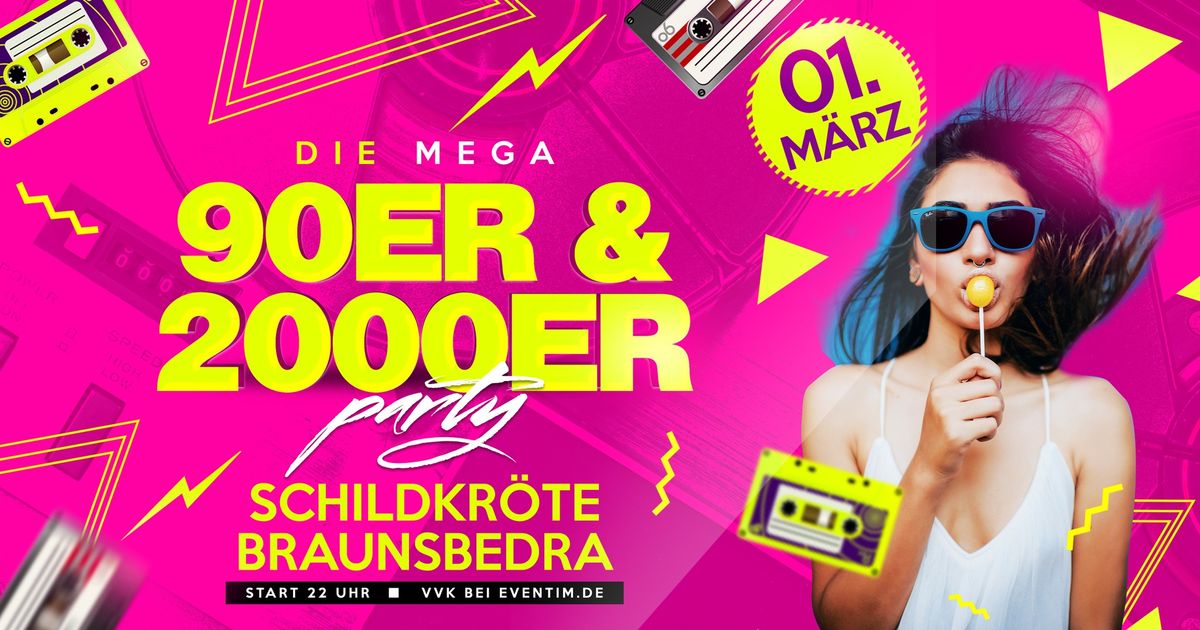 Die Mega 90er & 2000er Jahre Party